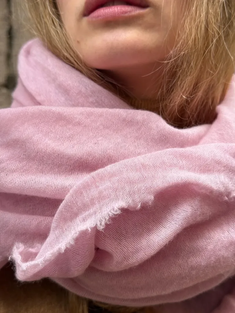 [2120] Pashmina Rosa Bebe