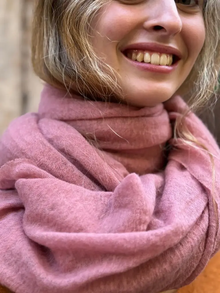 [2122] Pashmina Rosa Palo