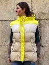 Chaleco Color Block Amarillo