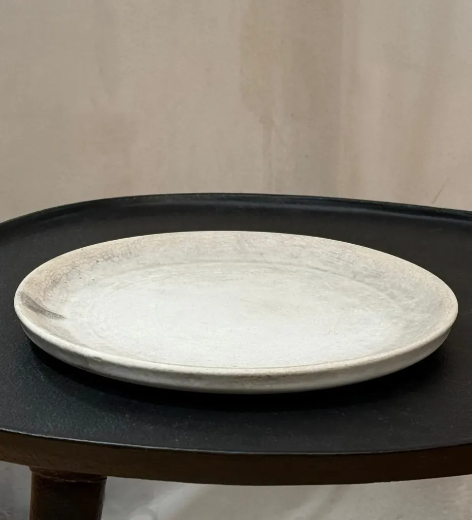 Plato Cerámica Blanca