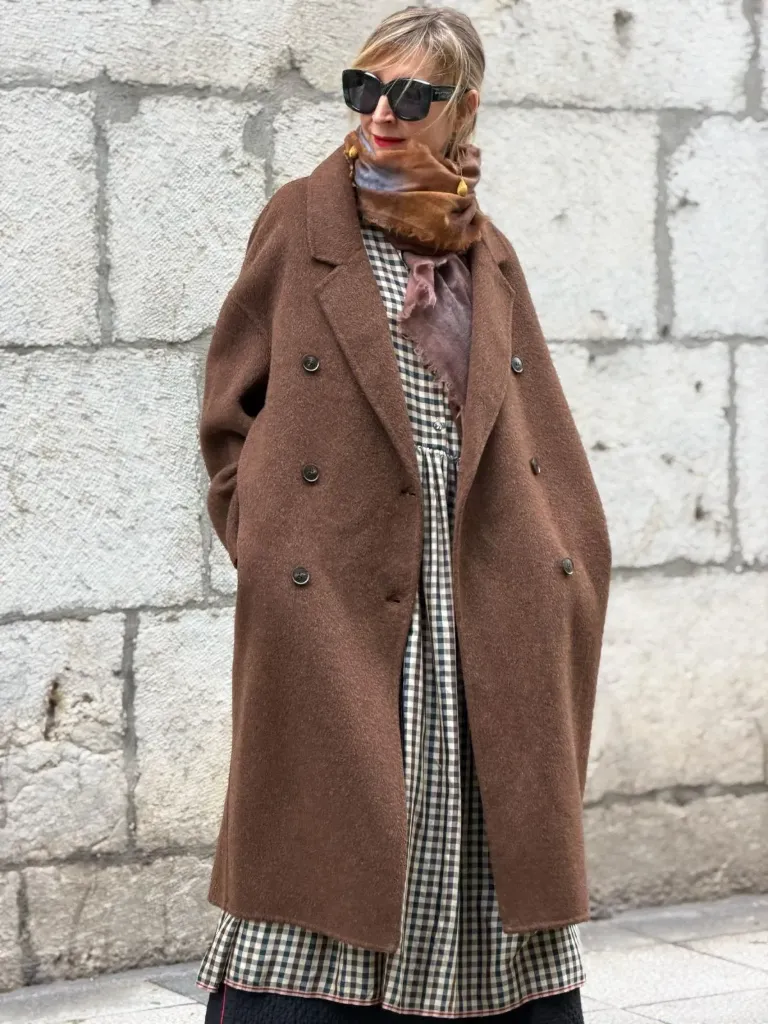 Abrigo Long Marrón (S)