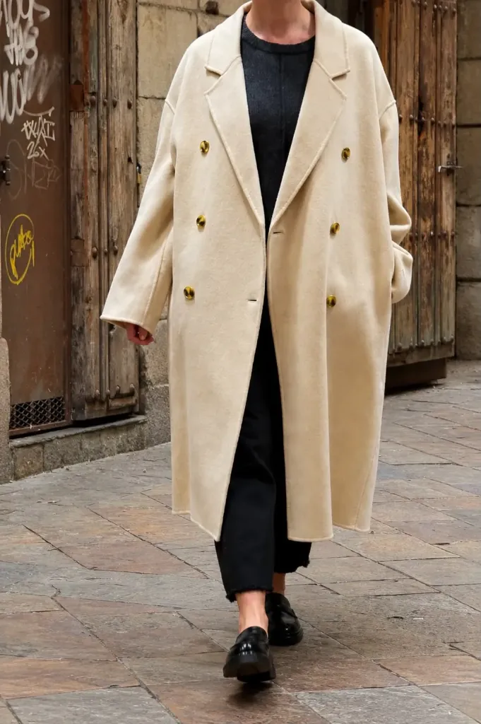 Abrigo Long Ivory