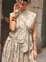 Chaleco Jacquard Sand