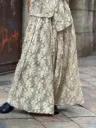 Falda Jaqcuard Sand