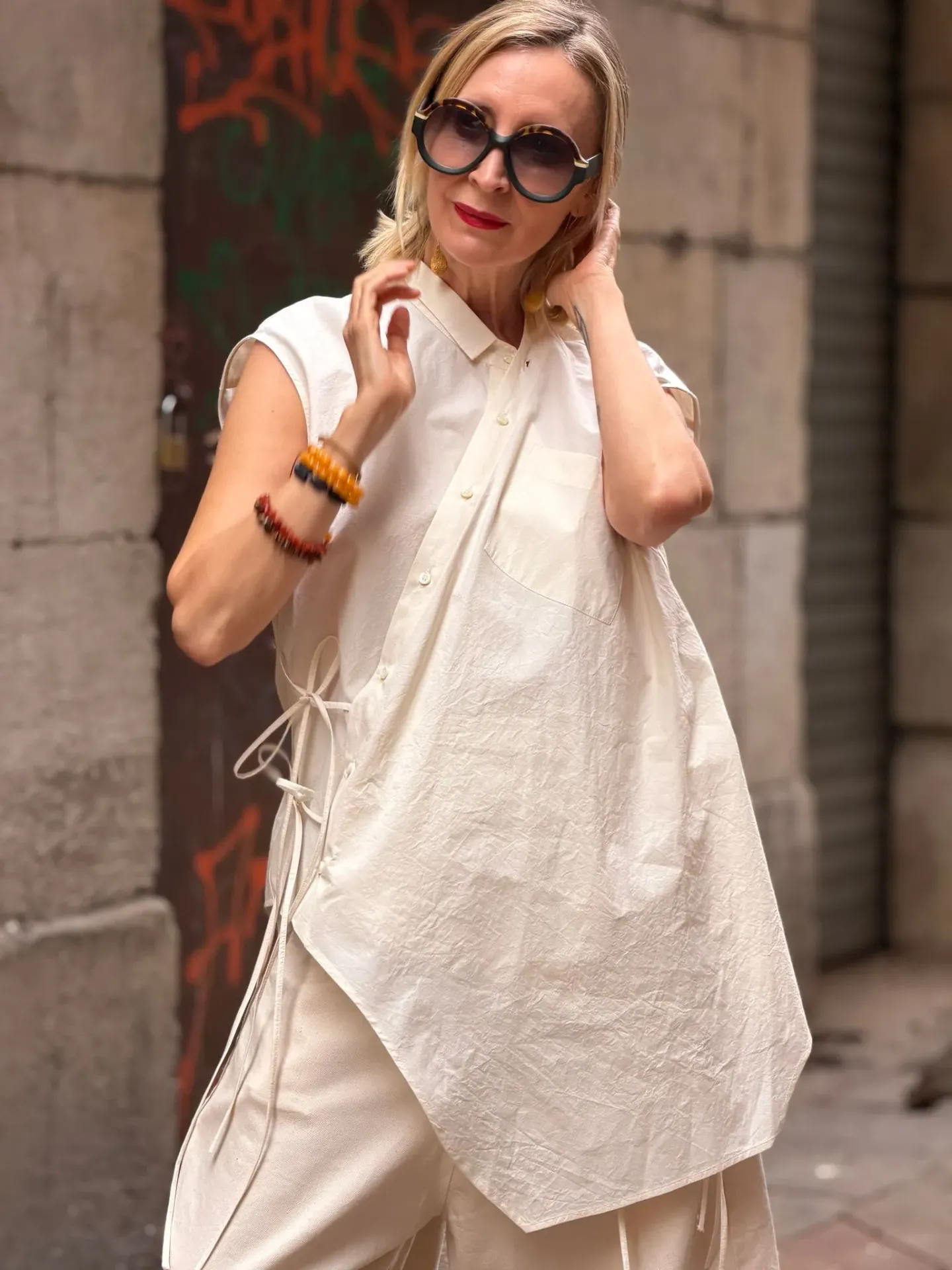 Camisa Popeline Natural (40)