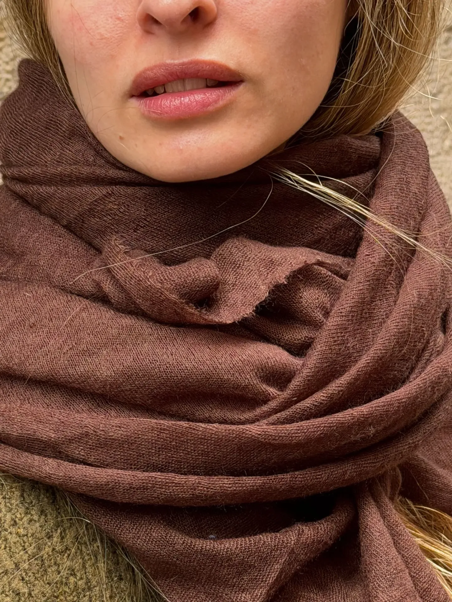 Pashmina Brisa Tea Brown