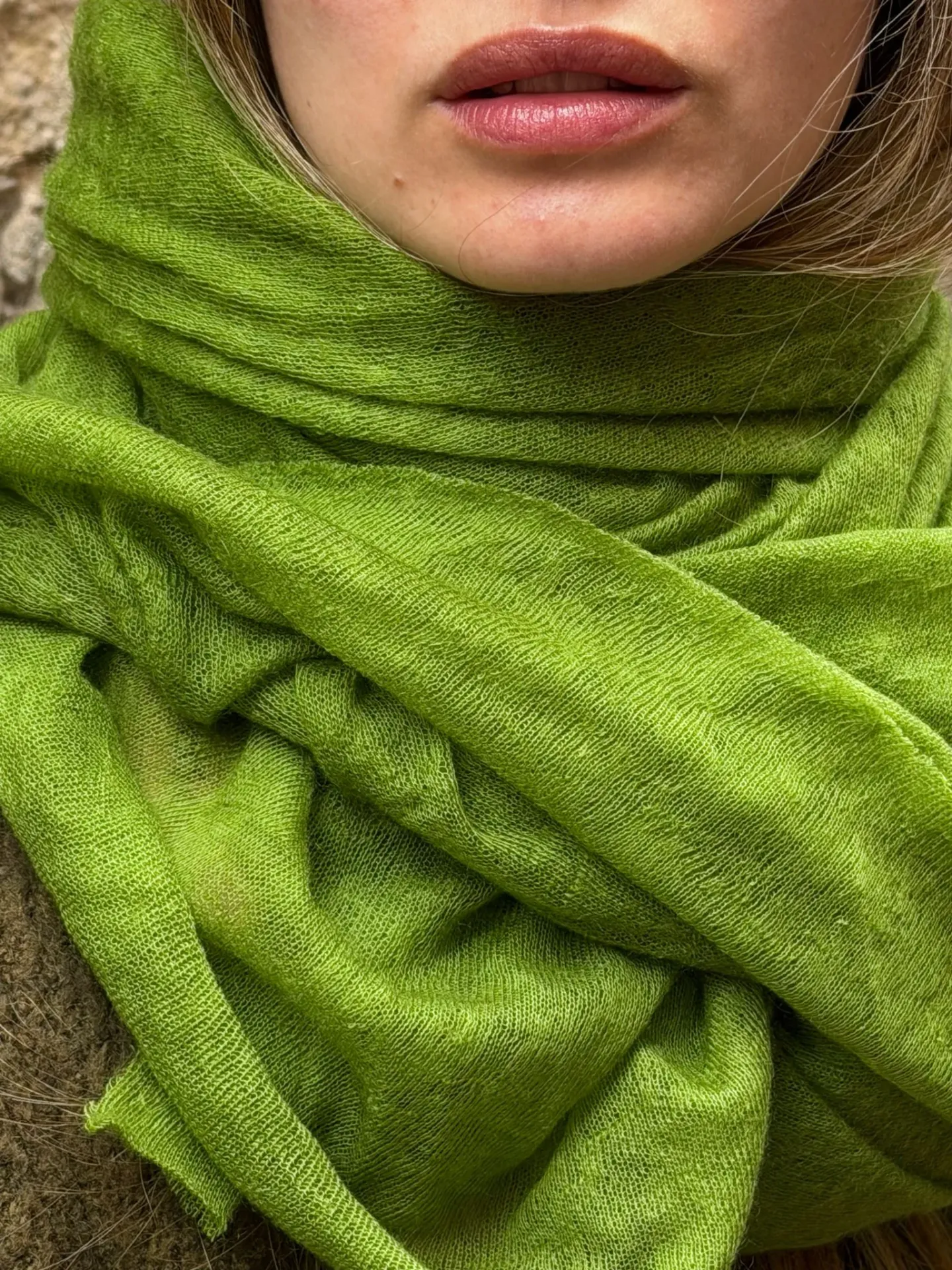 Pashmina Brisa Matcha Green