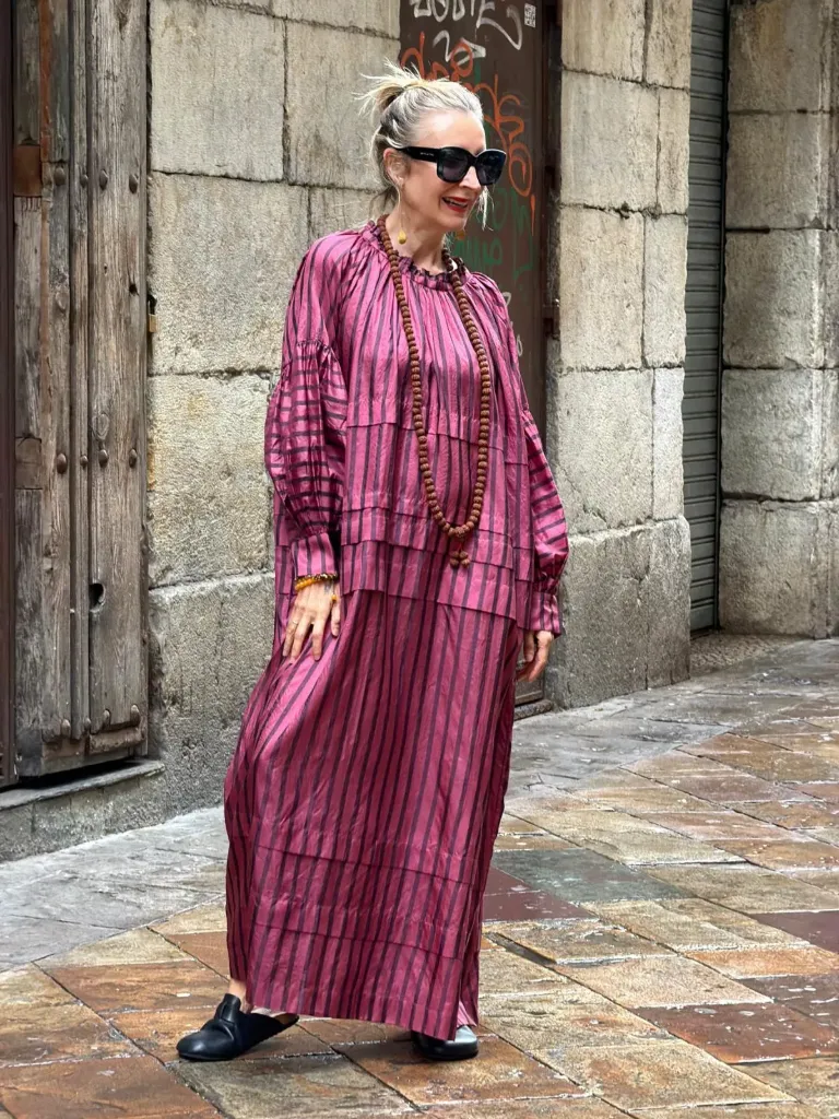 Vestido Tsuni Stripe (L-A)