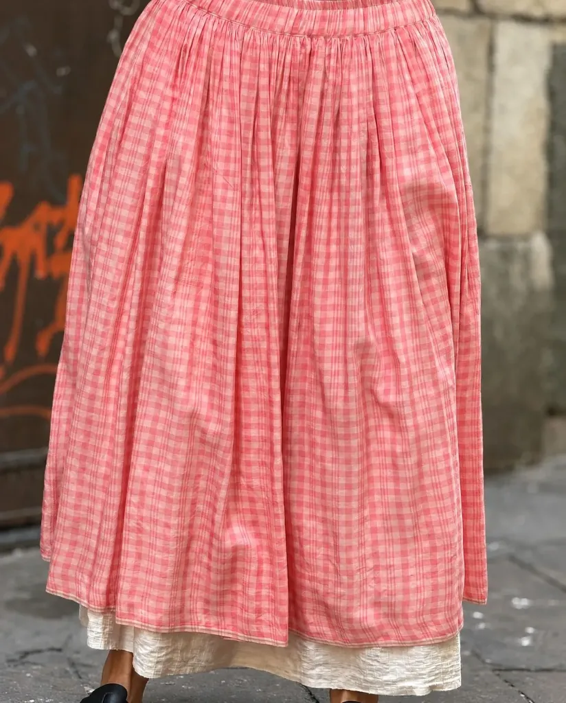 Falda Polka Light Pink (S)