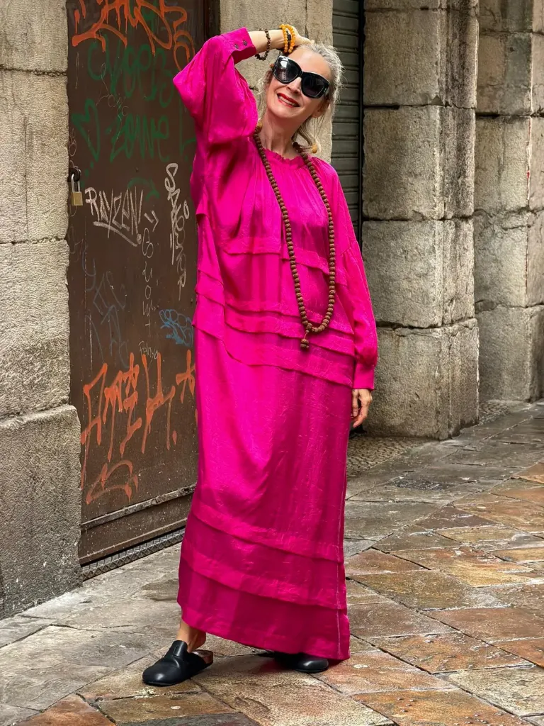 Vestido Tsuni Pink (L-A)