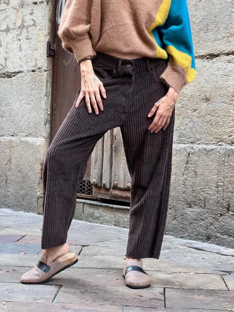 Pantalón Curdory 5 Bolsillos Cacao