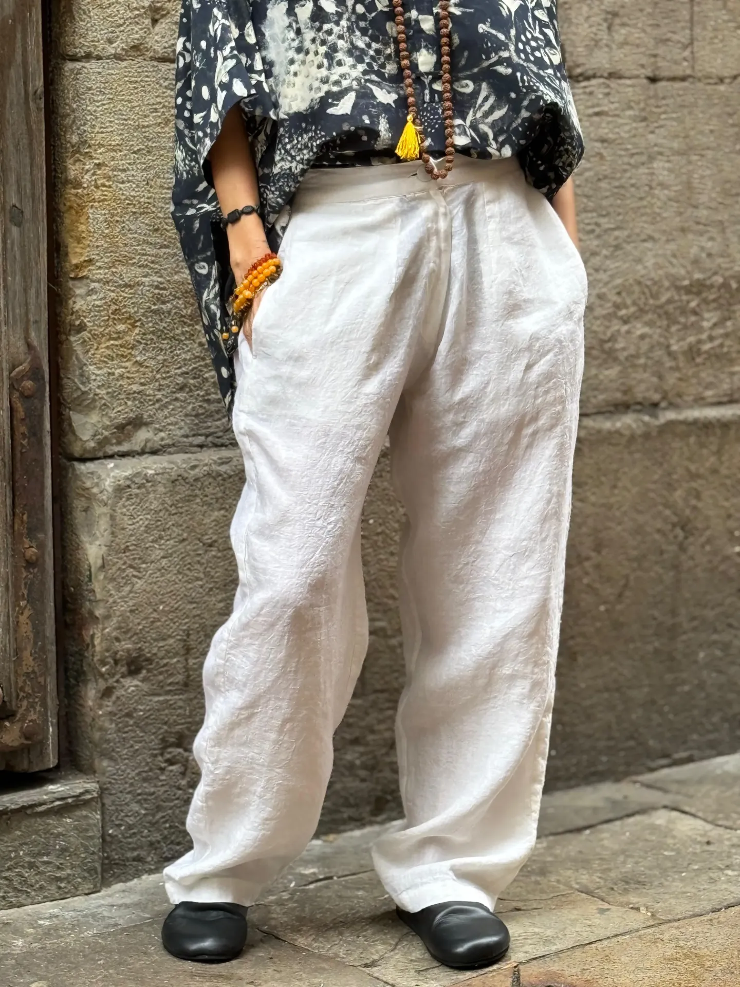 Pantalón Toni White