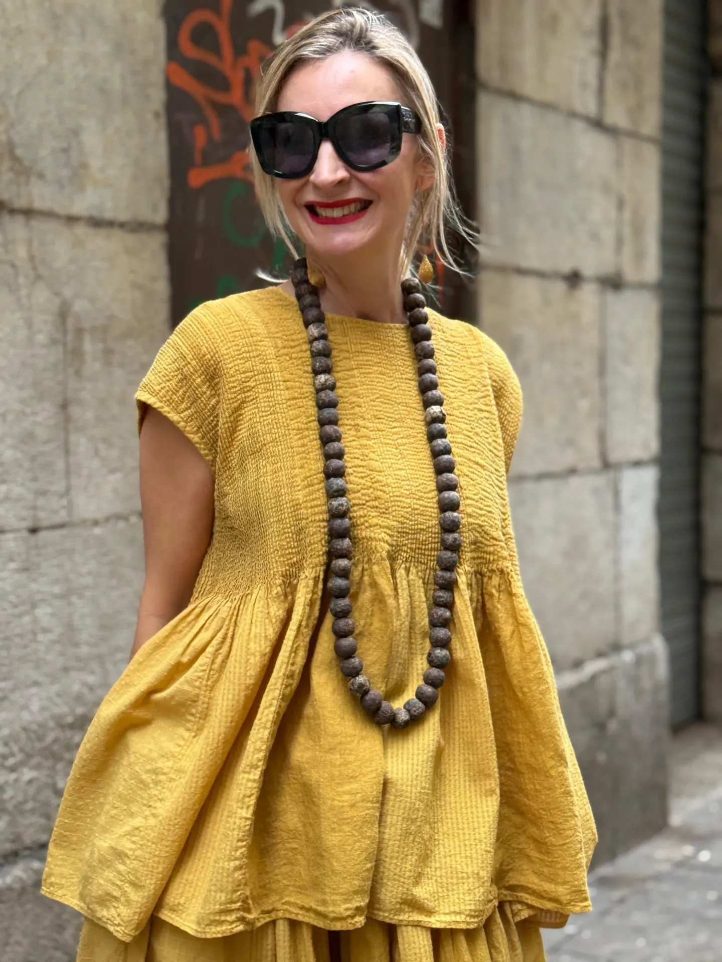Camisa Sola Amarillo