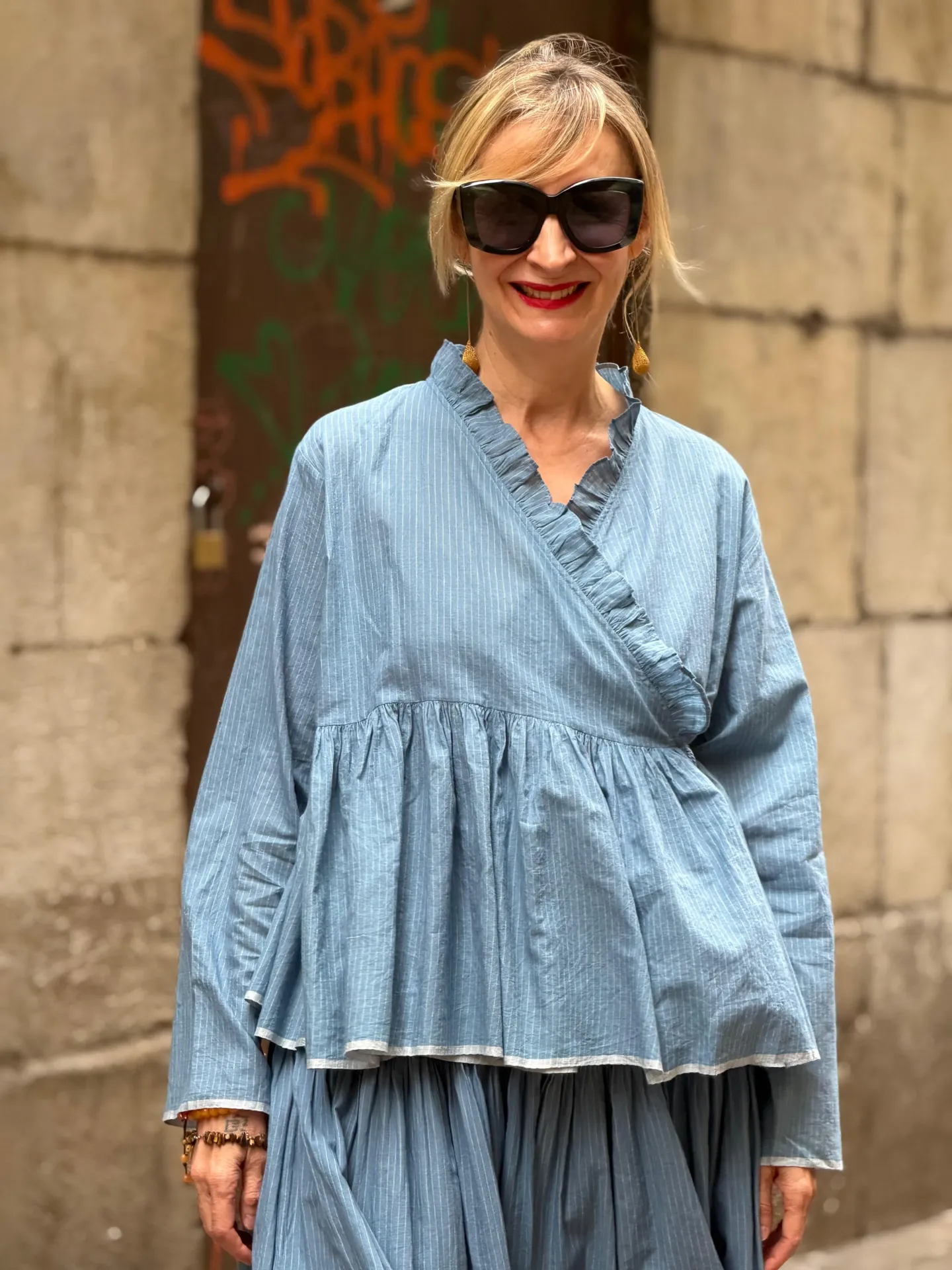 Camisa Ren Blue Stripes