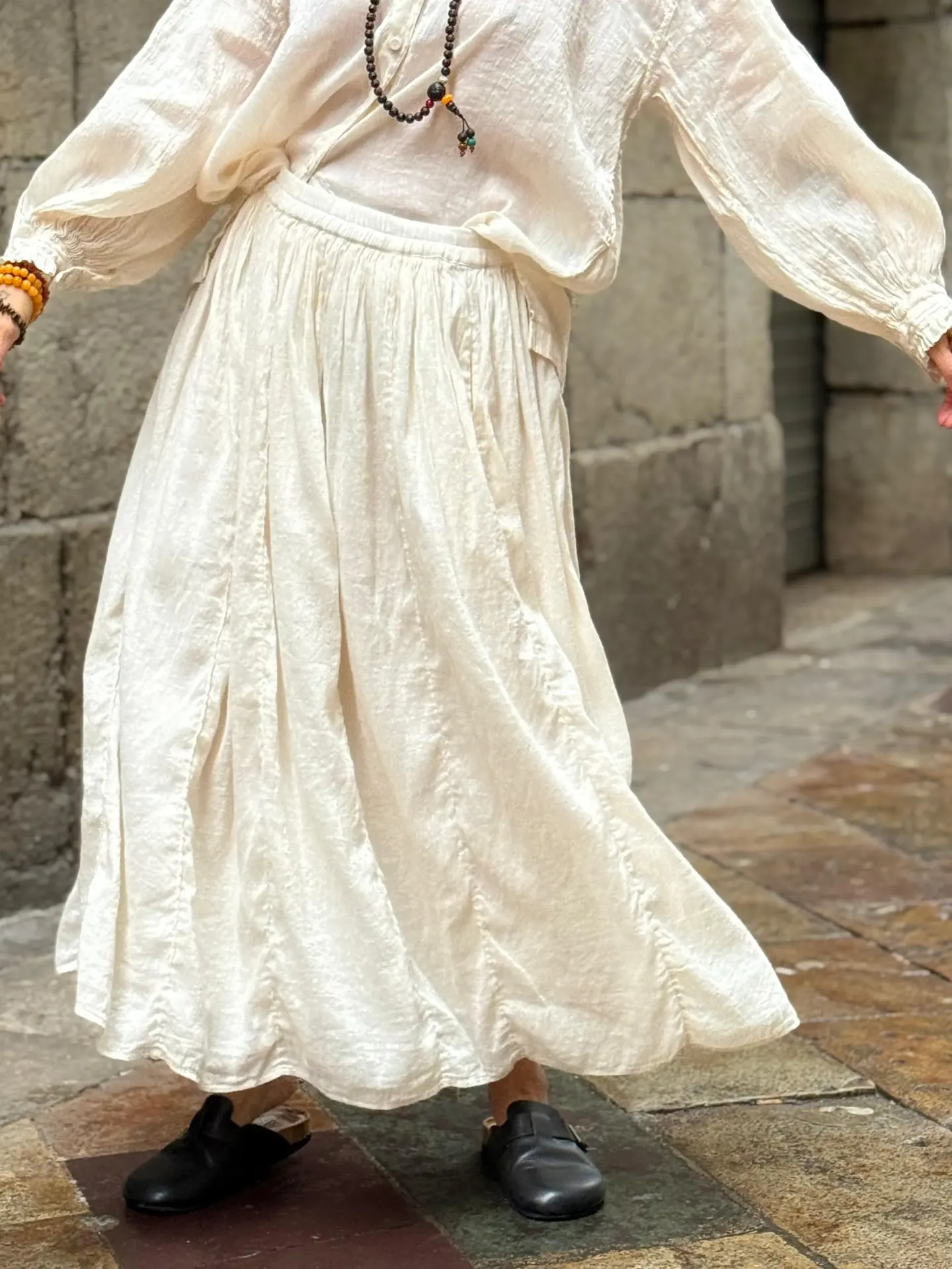 Falda Temprana Blanco