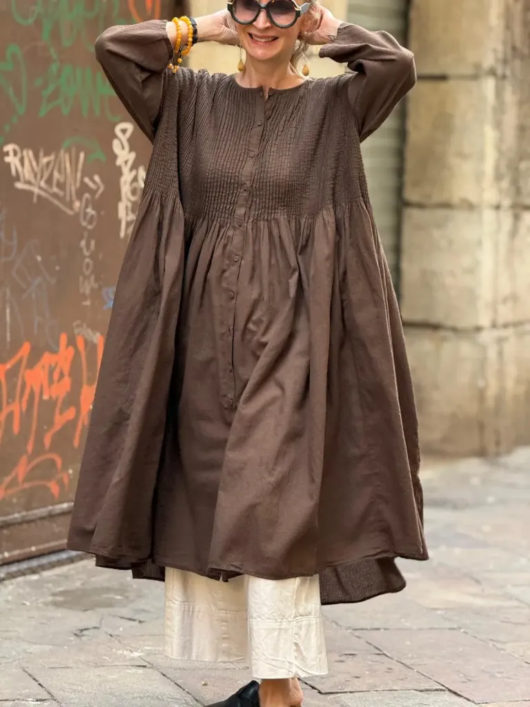 Vestido Kuma Marrón (1)