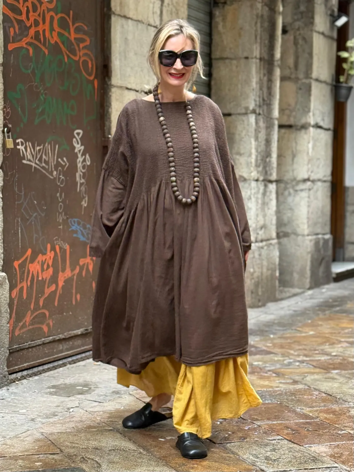 Vestido Tamarindo Marrón