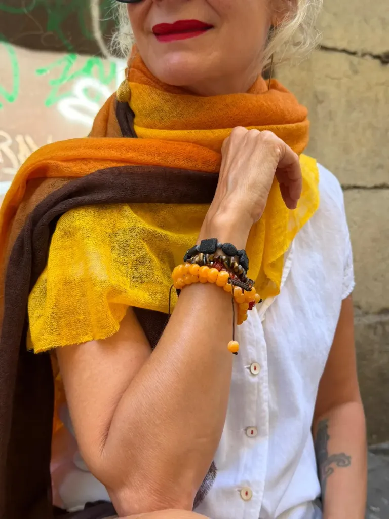 Pashmina Pluma Sunset