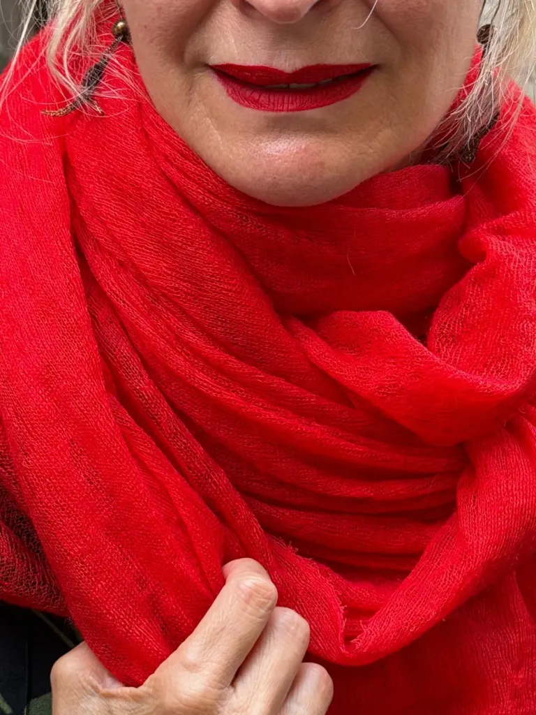 Pashmina Pluma Poppy Red