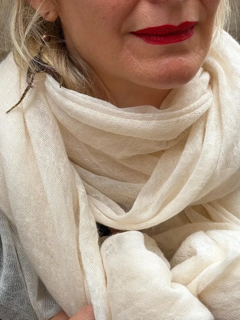 Pashmina Brisa White Mushroom