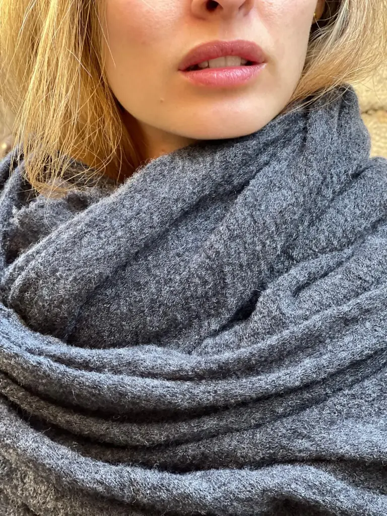 Pashmina Gris Marengo Rústico