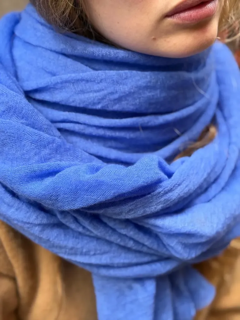 Pashmina Mar Azul