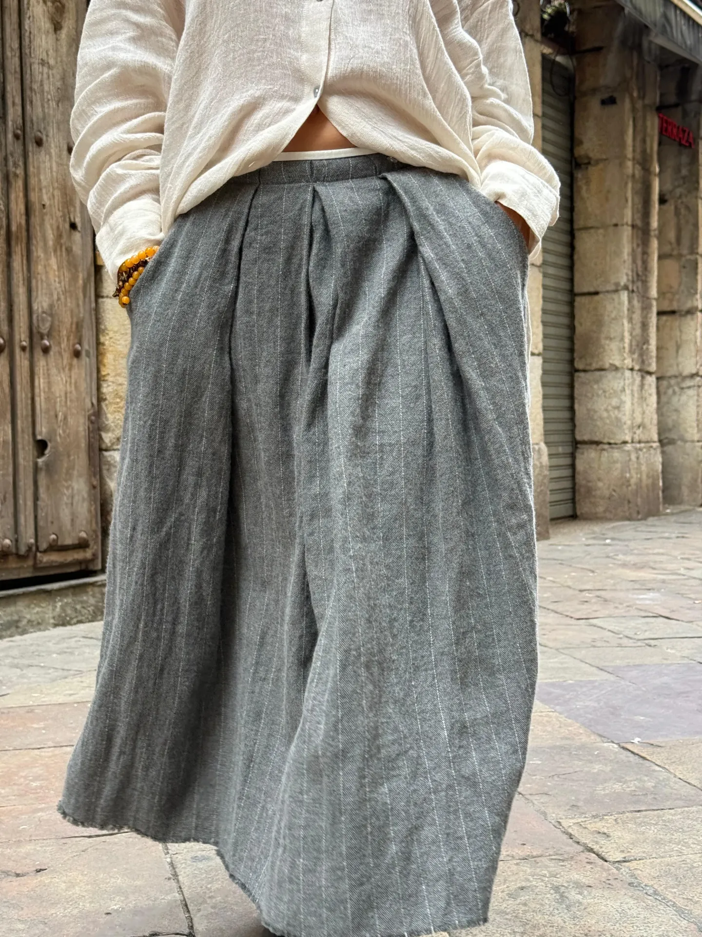 Falda Joelle Gris (36)