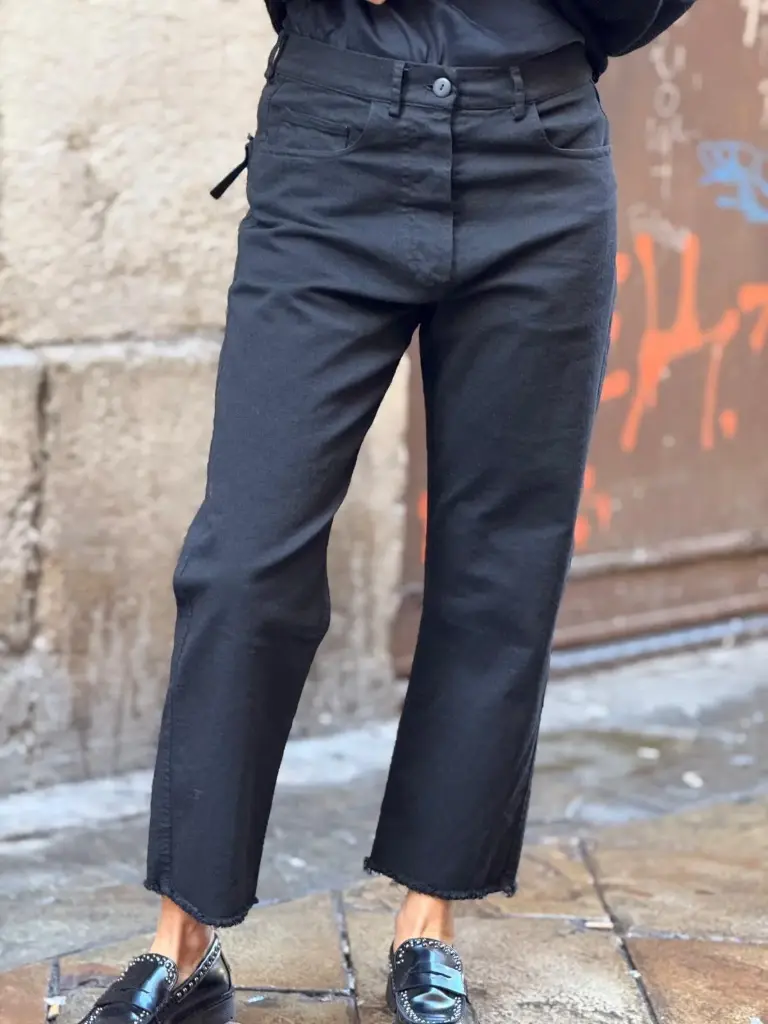 Pantalon Denim 5 Bolsillos Negro