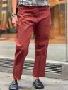 Pantalón Denim 5 Bolsillos Amaranto