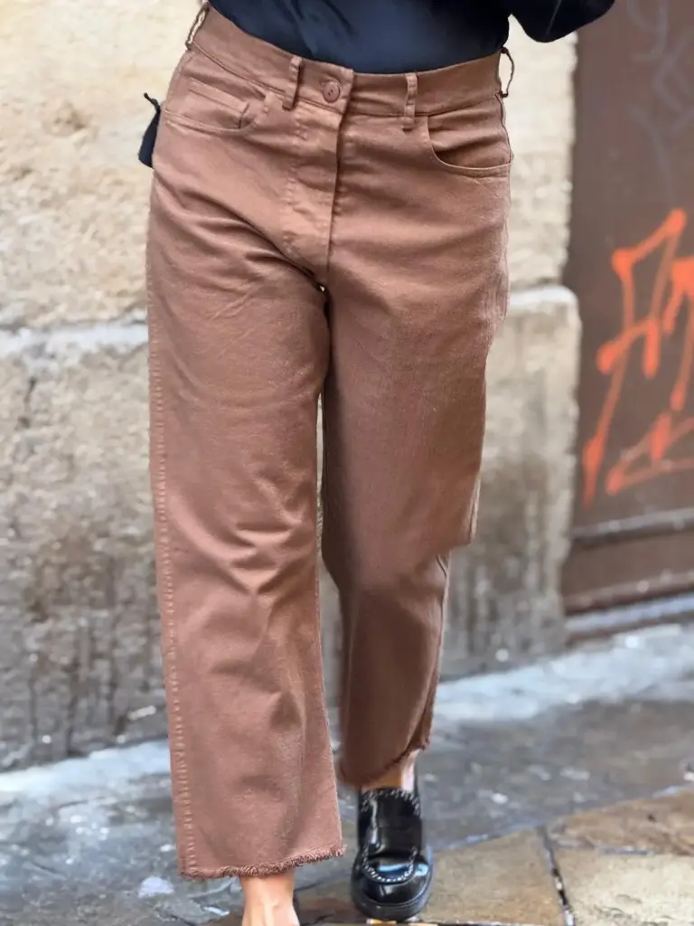 Pantalón Denim 5 Bolsillos Rust (40)