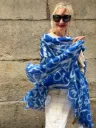 Pashmina Luna de Dos Blue