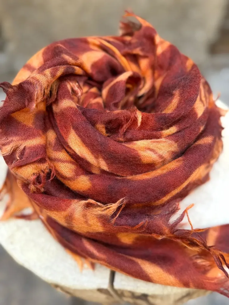 Pashmina Luna de Dos Marrón