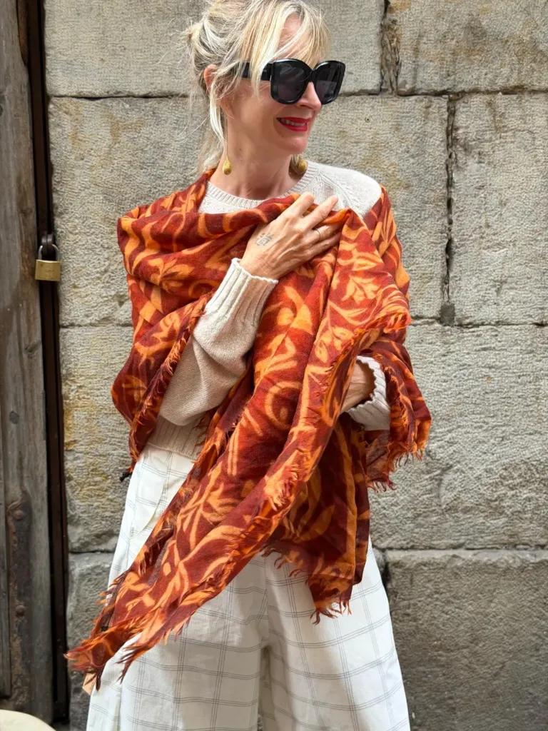 Pashmina Luna de Dos Teja