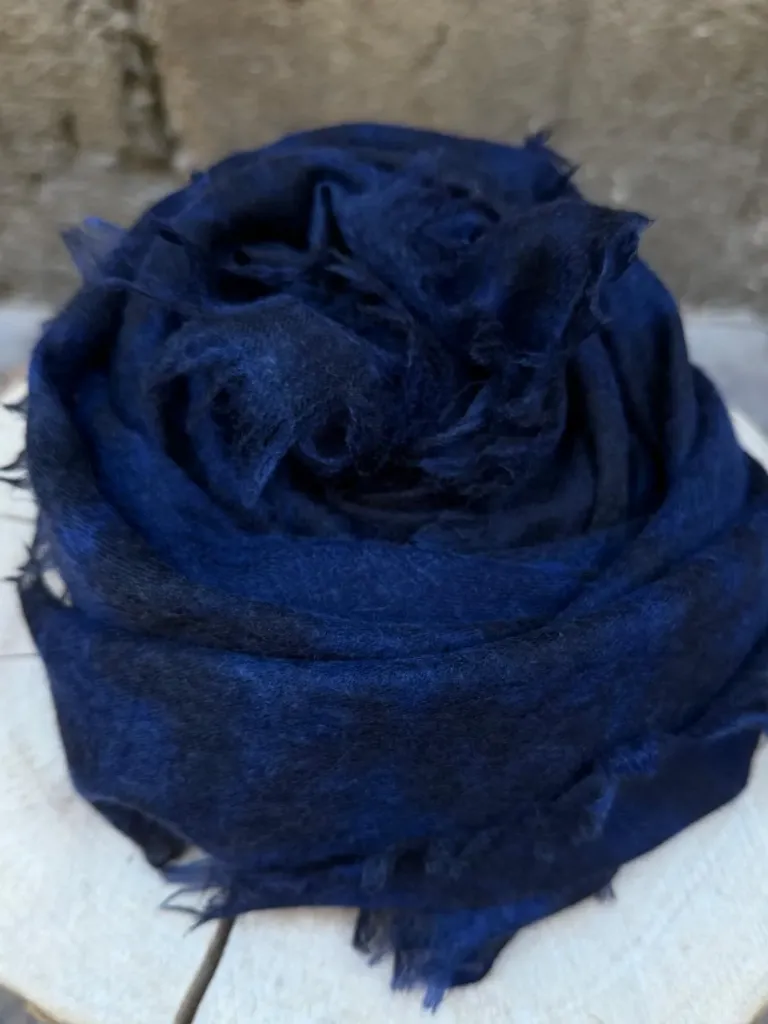 Pashmina Luna de Dos Navy