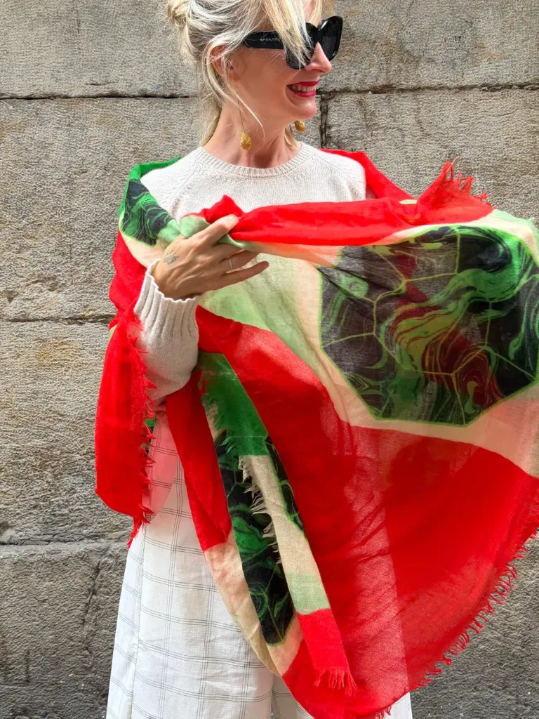 Pashmina Geodas colaboración Jorge Rojo