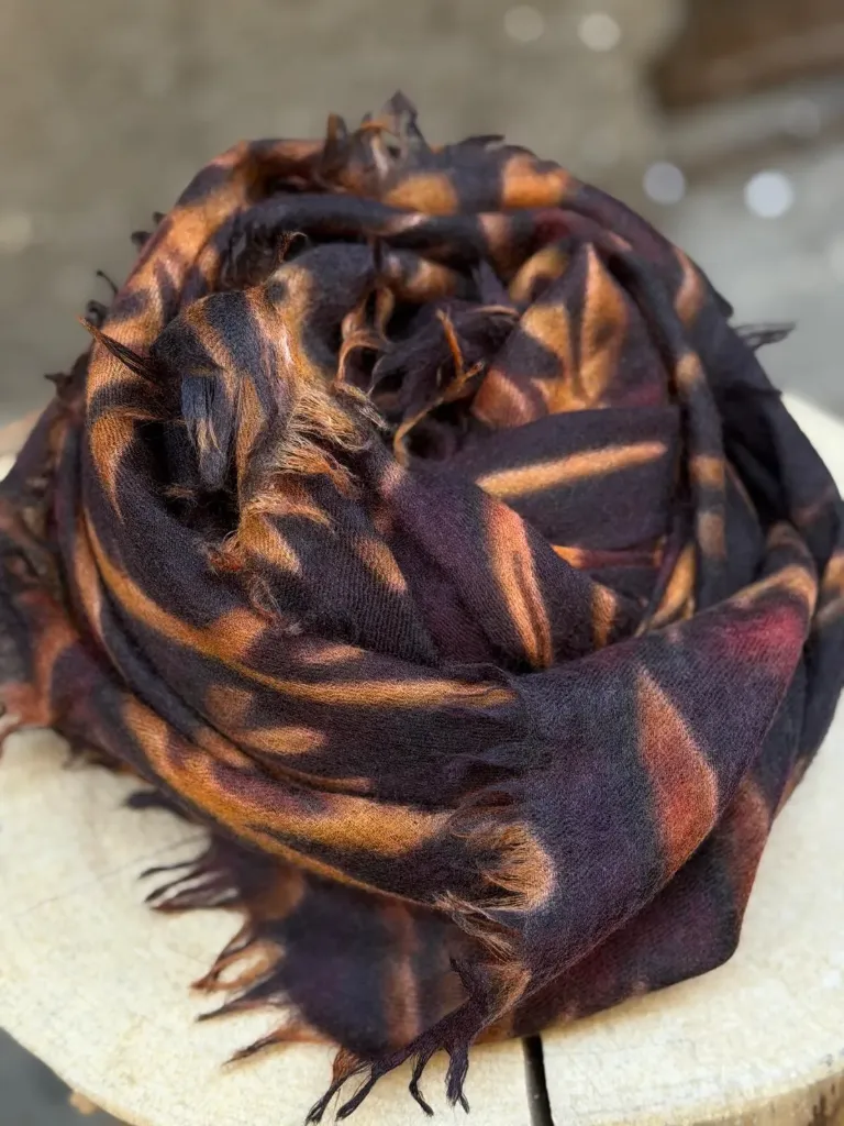 Pashmina Luna de Dos Marrón