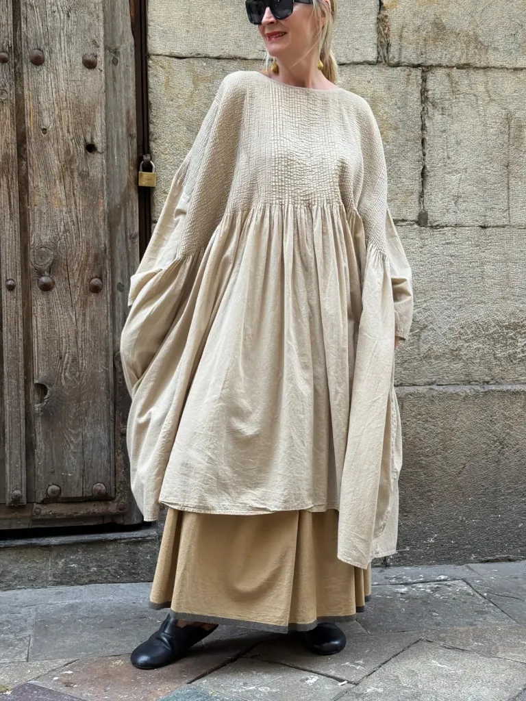 Vestido Naoko Crudo