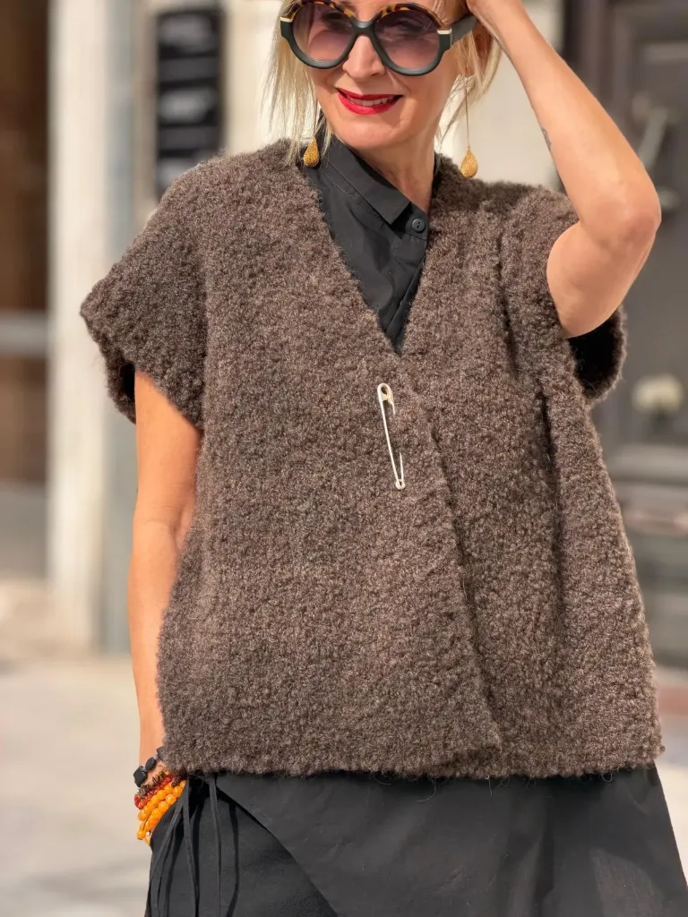 Chaleco Midori Marrón