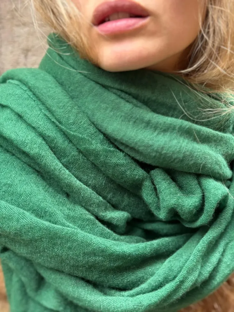 [0413] Pashmina Verde Menta